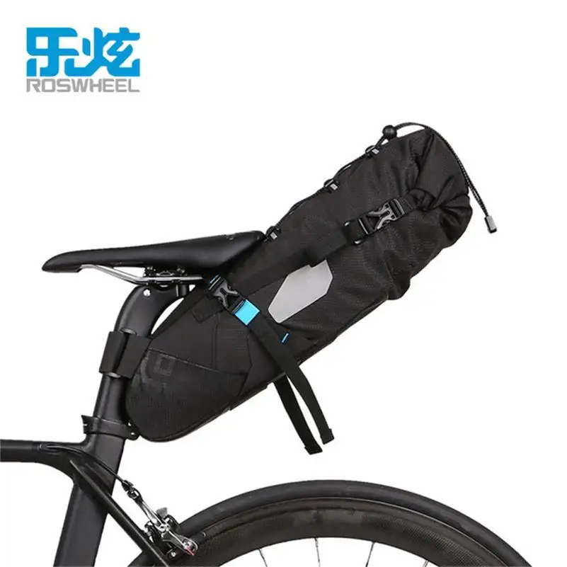 ROSWHEEL Waterproof Bike Bag Under Seat Packs Tail Pouch Cycling