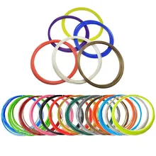 Impresora 3D Filamento Impresora 3D PLA Rubber Consumibles Material de Petg Plástico 1.75mm 28 g/PCS 20 Colores Para 3D Maneja pluma