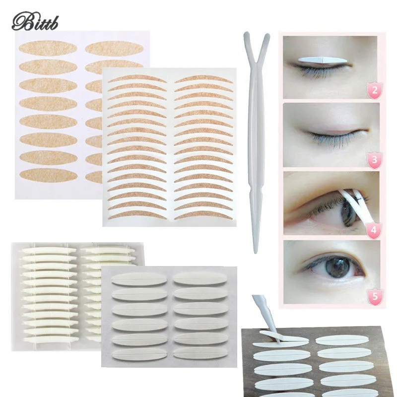 

Bittb Natural Invisible Double Eyelid Sticker Hidden Eyelid Paste Adhesive Eyelid Lifter Magic Dual Eyelid Tapes Eye Accessories