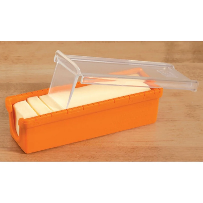 100PCS/LOT Butter keeper and Slicer Cutter Storage Container Measure