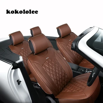 

KOKOLOLEE Special pu Leather car seat cover For Ford mondeo Focus Fiesta Edge Explorer Taurus S-MAX auto accessories car-styling
