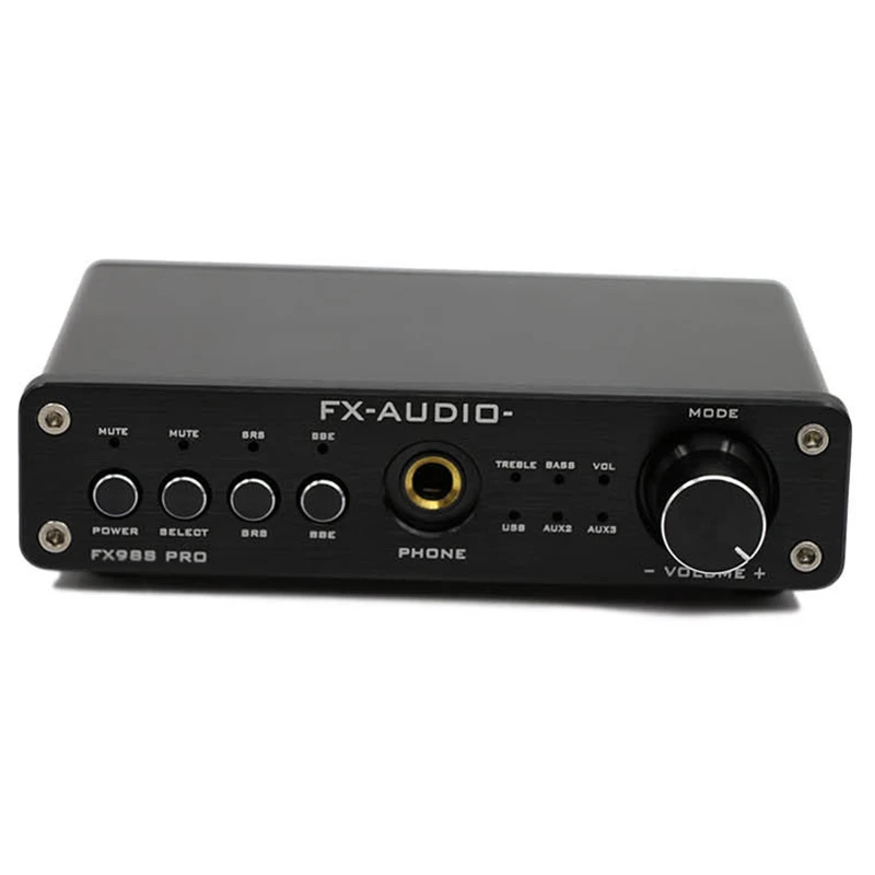 FX-AUDIO FX-98S обновленная версия USB аудио процессор PR0 декодирование ЦАП PCM2704 MAX9722 предусилитель JRC NJW1144 аудио усилитель