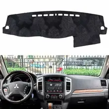 Для Mitsubishi Montero Pajero Shogun V97 V93 2006- фланель Dashmats приборная панель крышки приборной панели Даш колодки коврик в машину солнцезащитный козырек