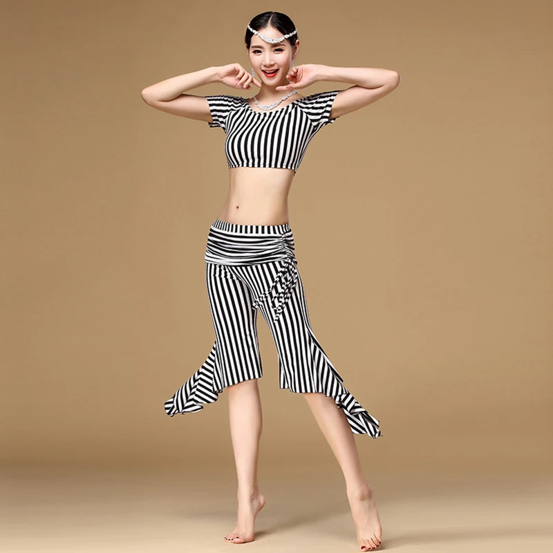 Belly Dance Practice Clothing Yoga Clothes Halter Crop Top Inseparable