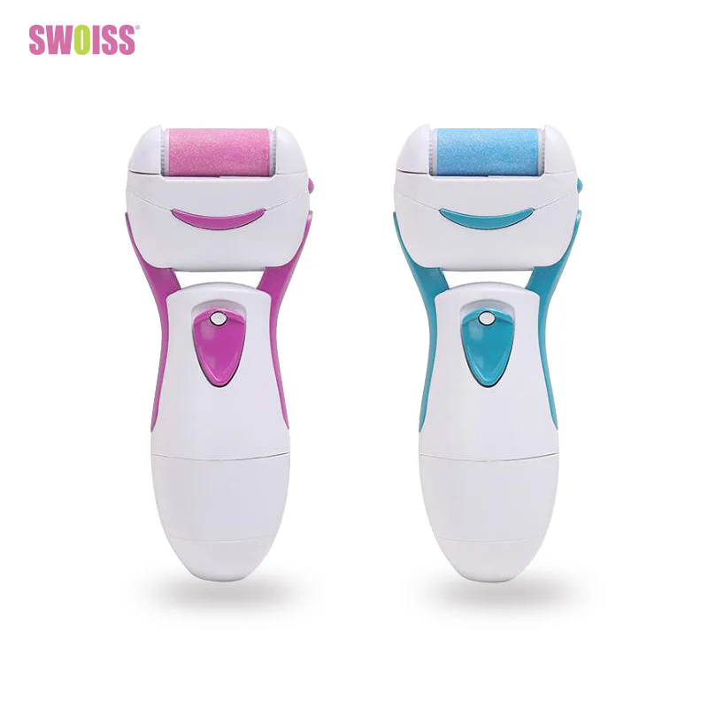 SWOISS электрическая пилка для ног Педикюр машина пилинг кожи ролик мозолей для мужчин и женщин Уход за ногами Инструменты