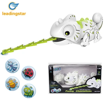 

RCtown Remote Control Chameleon 2.4GHz Pet Intelligent Toy Robot For Children Kids Birthday Gift Funny Toy RC Animals