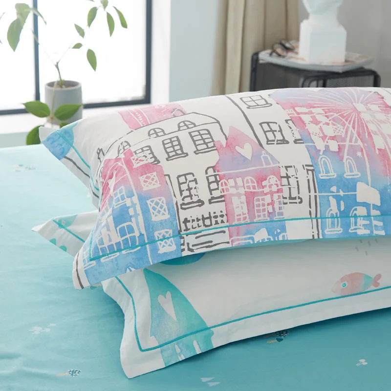 الفاخرة الحرير طقم فراش من الحرير 4 قطعة AB الجانب أوراق زهرة النحل غطاء لحاف المخدة شقة مزودة ملاءات المنسوجات المنزلية المفرش