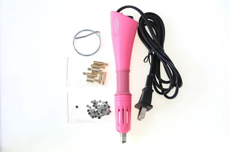 Быстро нагревается! Горячая фиксация Стразы аппликатор фиолетовый/розовый белый выбор аппликатор для исправления железная палочка термофиксация сумки для инструментов Y2643