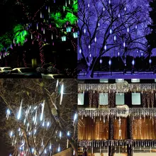 50 см 220 В светодиодный светильник метеоритный дождь трубы Рождественский светильник s наружный праздничный светильник новогодний декор WWO66