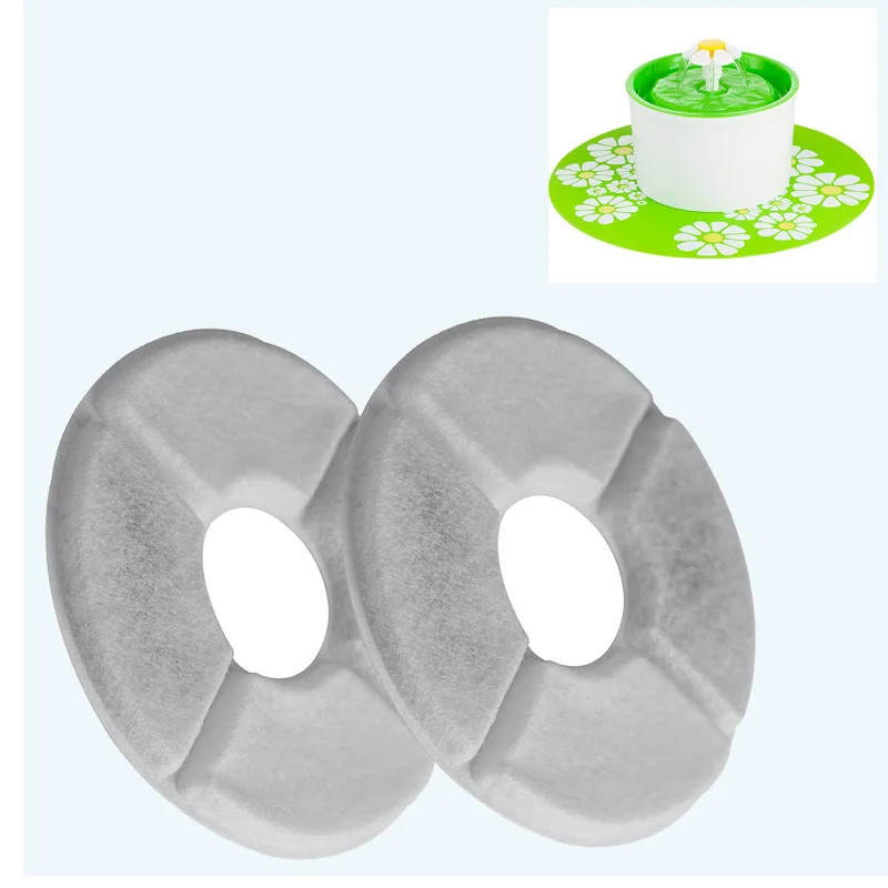 

Automatic Dog Cat Water Feeder Fountain Accessories Hot Flower Cat Fountain Filter Activated Carbon Filter Special