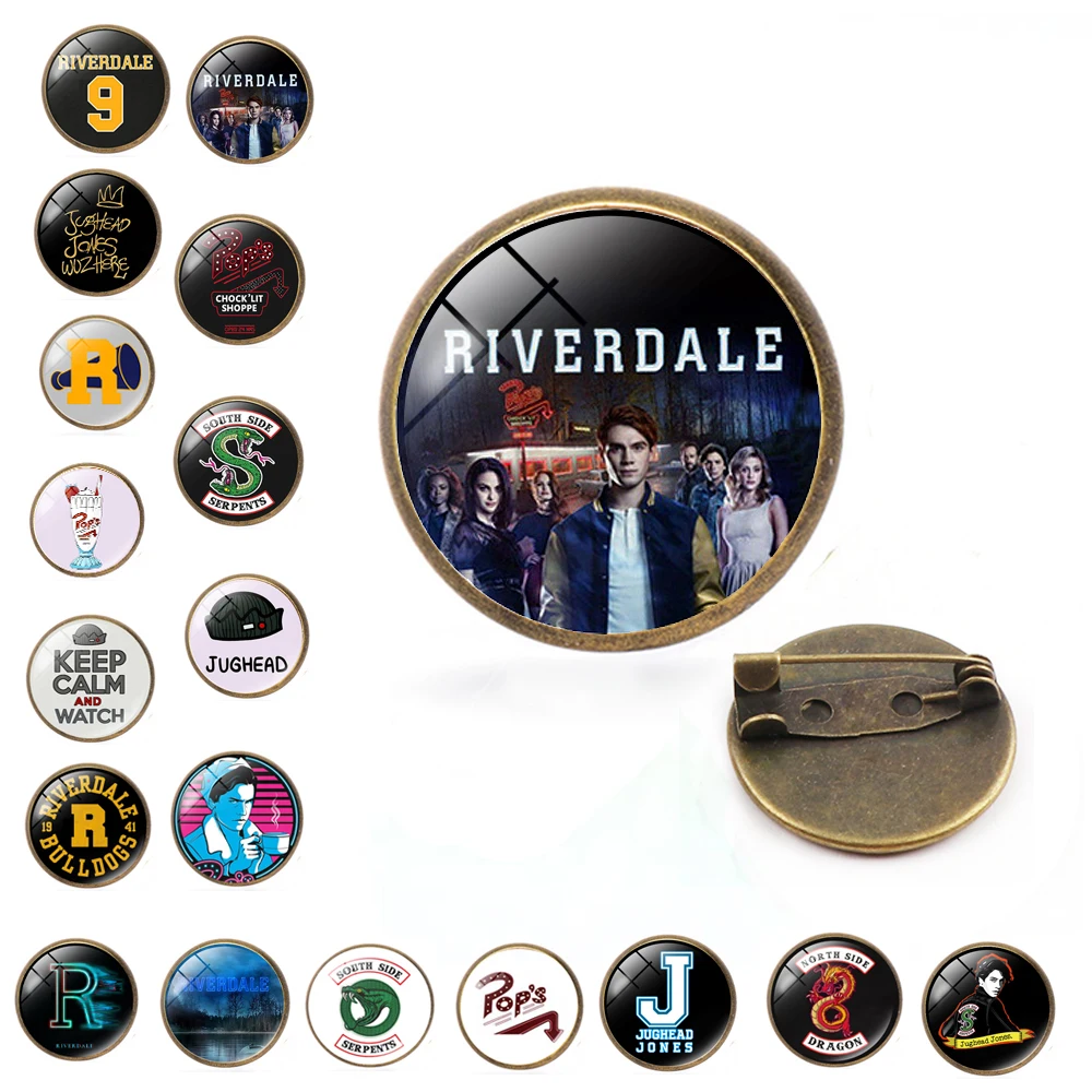 

Cartoon Riverdale Metal Pins and Brooches for Women Men Lapel pin backpack bags badge pin Gifts Avengers 3 Thanos