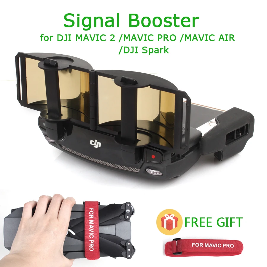 

Remote Controller Signal Booster for DJI MAIVC 2 /MAVIC PRO /MAVIC AIR /DJI Spark Drone Antenna Amplifier Extender Accessories