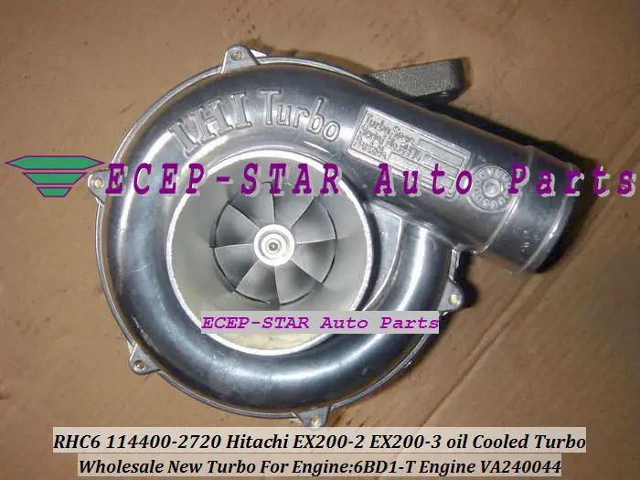 

RHC6 VA240044 CI89 716236 6T-577 1144002720 114400-2720 114400-2710 Turbo For HITACHI EX200-2 EX200-3 Excavator 6BD1-T 6BD1T