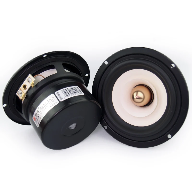 2pcs/lot Sounderlink Audio Labs Top end 4 inch Full Range monitor Speaker tweeter woofer Aluminum Bullet 2 Layer kapton Cone