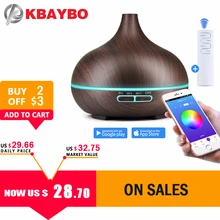 550 мл увлажнитель воздуха эфирные масла распылитель ароматизатор лампа Ароматерапия Электрический Арома диффузор тумана Smart APP дистанционное управление