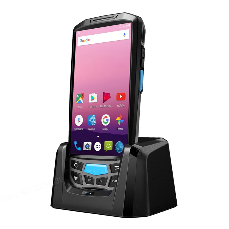 Карманный PDA со встроенным принтером 4G Android 7 0 2 в 1 сенсорный экран Pos терминал