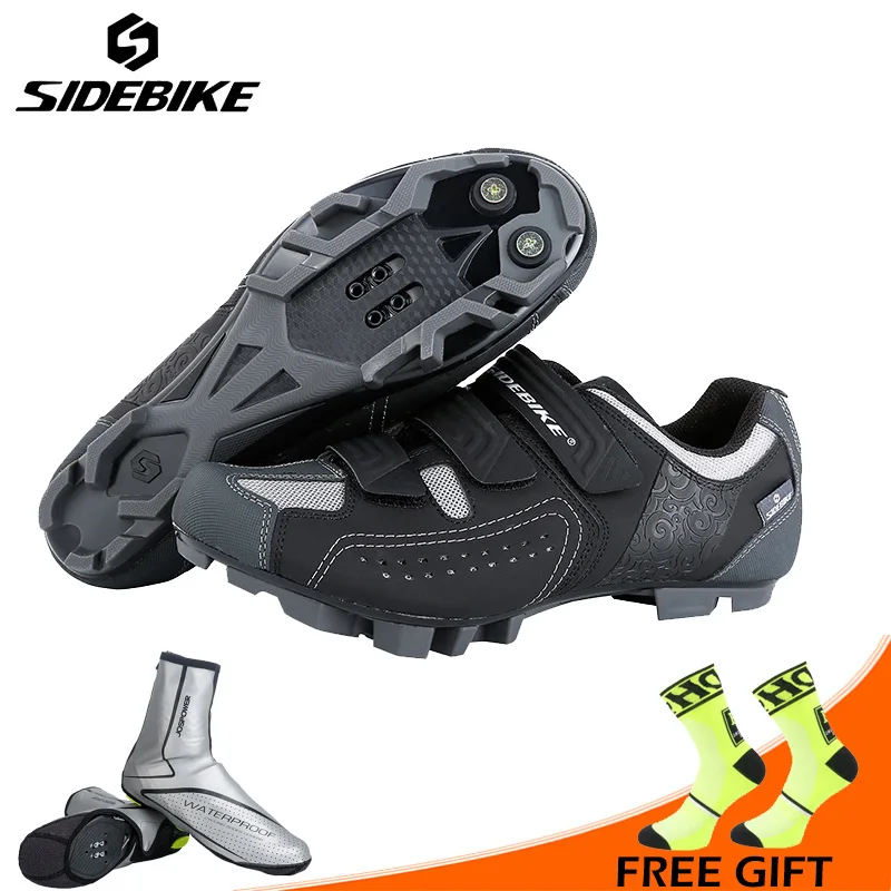 

Sidebike Professional Mountain Bike Shoes Unisex Breathable Sports Cycling Shoes Non-slip Auto-lock MTB Bicycle Shoes Zapato