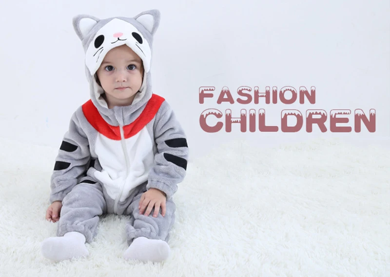 Baby Pokemon Kigurumi Pajamas Clothing Newborn Infant Romper Onesie Animal Anime Costume Outfit Hooded Winter Jumpsuit