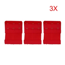 3 шт., новинка, бюстгальтер на бретельках, 2 ряда, 3 крючка, нейлон, для бюстгальтера,, эластичная регулируемая застежка, на бретельках, женский бюстгальтер, аксессуары