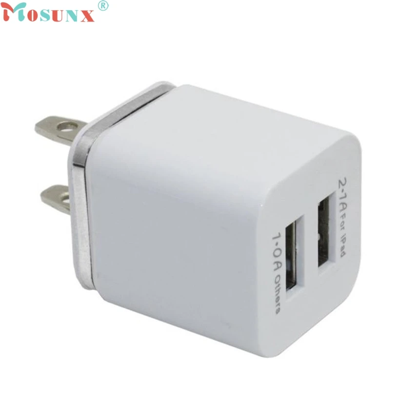 

Mosunx Factory Price High Quality Home Travel Dual Port AC USB Wall Charger for iPhone for Samsung Galaxy J10T drop shipping
