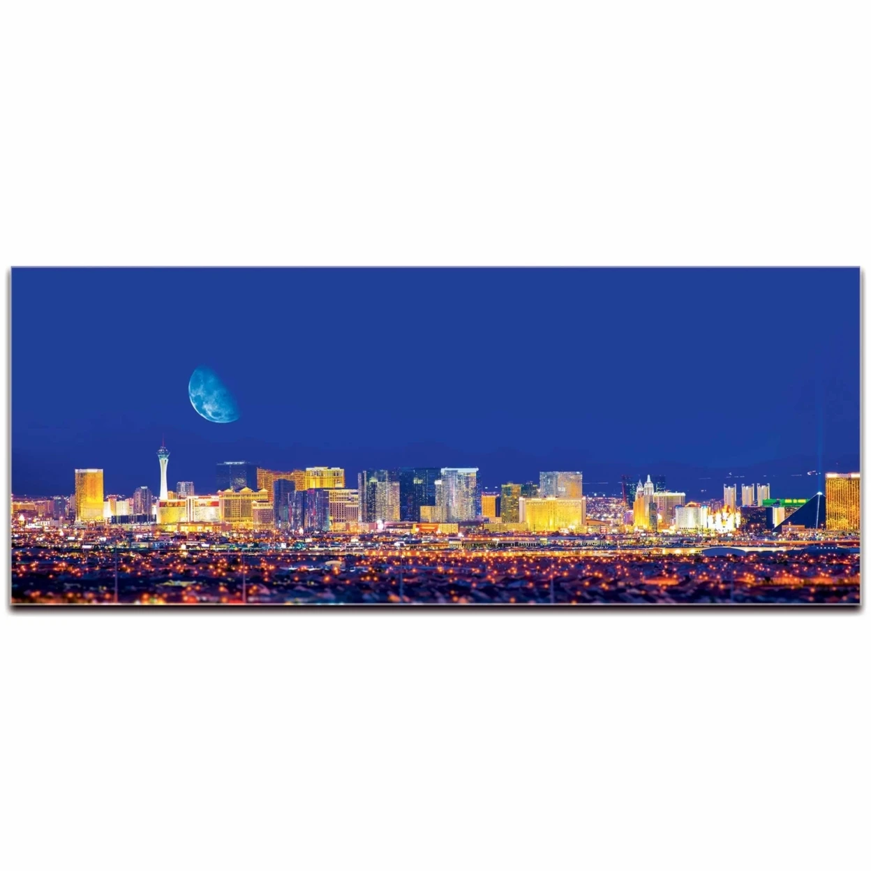 Las Vegas City Skyline on Acrylic