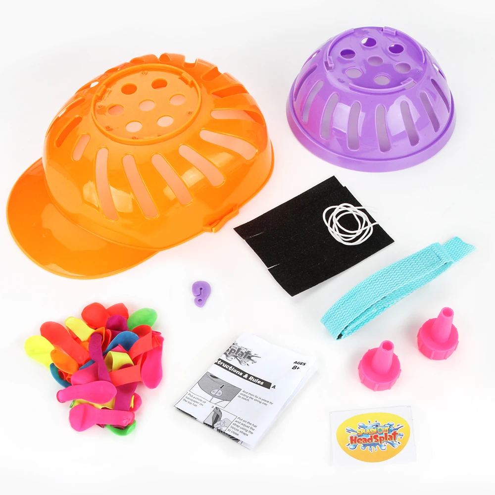 New Funny Parents Kids Wet Head Hat Water Balloon Family Party Game Fun Kid Practical Jokes Prank Summer Outdoor Toy