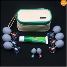 Китай терапия Haci Магнитная Акупрессура присоски китайский здоровье Haci Магнитная Акупрессура присоска набор 8 чашек