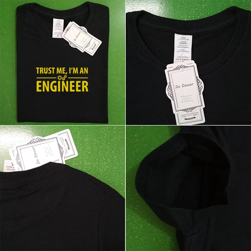 Женская футболка с надписью Trust Me I Am An Engineer хлопковая Повседневная для леди