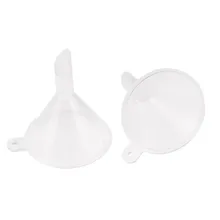 25 шт. маленькие пластиковые для 2х пластиковых мини прозрачные жидкие масляные воронки Labs маленькая воронка для флакон с арома-Распылителем высокое качество