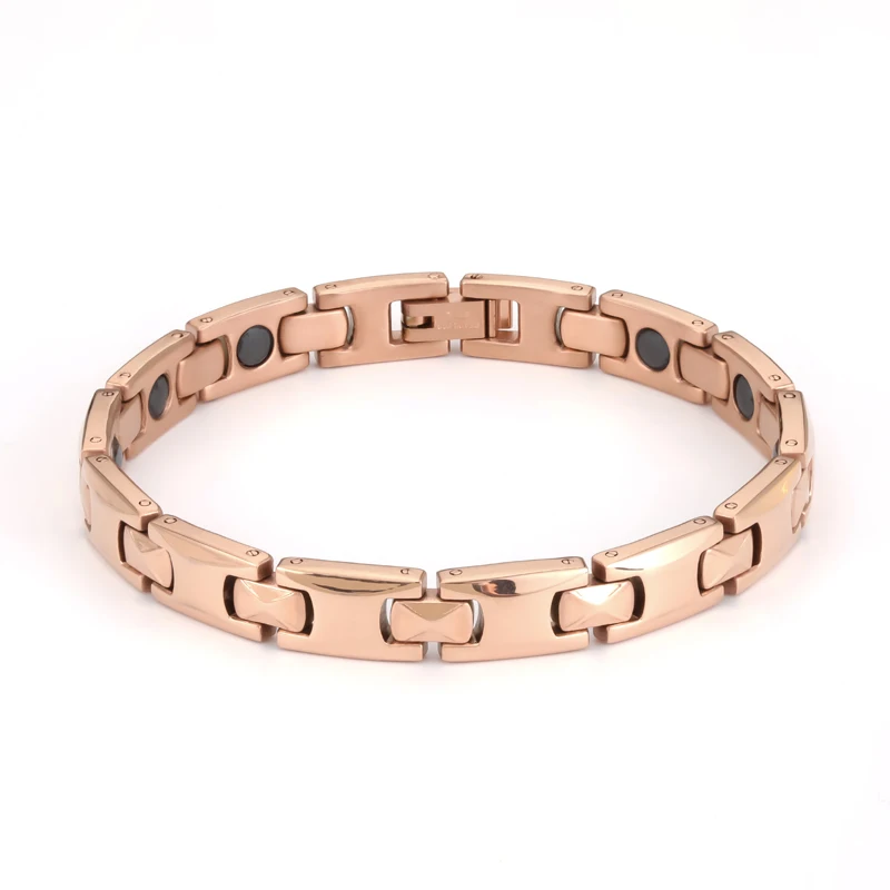 

Classic pyramid element Charm Bangles female girls lady Jewelry tungsten design stainless steel magnetic bracelets for women