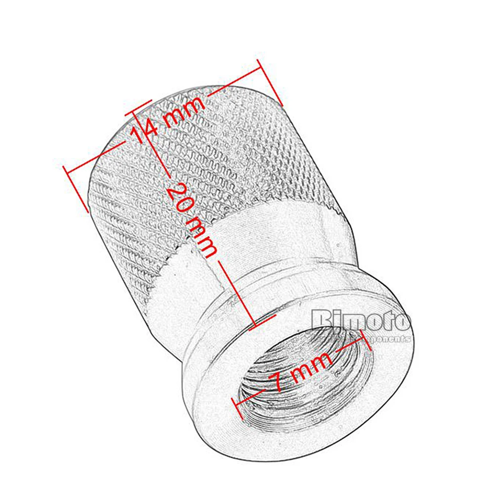 Колесо крышка на стержень клапана шины для мотоциклов KTM RC 125 200 390 Duke 1290 ADV для Honda CBR 600 F4i 954 1000 RR для Kawasaki Z750 Z900 Z1000
