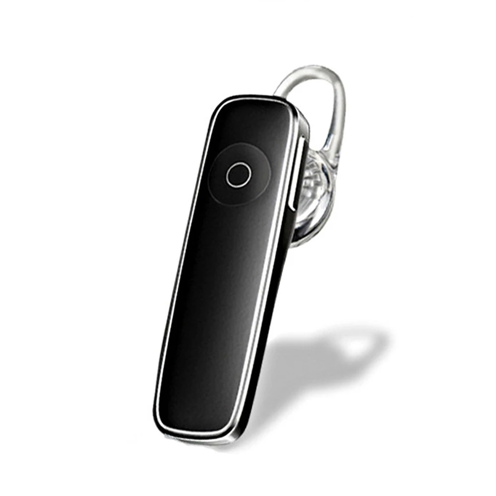 M165 Mini Bluetooth Headset Wireless Earbuds Handsfree Stereo Bass Earphone Earpiece with Mic For All Phone For Huawei Xiaomi - Цвет: M165 black