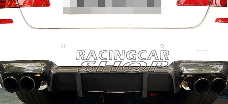 Неокрашенный DTM стиль задний диффузор спойлер для BMW 5 SERIES F10 M5 Бампер 2011UP B095F|spoiler for