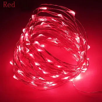 

10m 32.8ft 100 LED USB Copper Wire Fairy String Light with 8 Modes Night Light for Christmas Festival Music Party Garland Deco