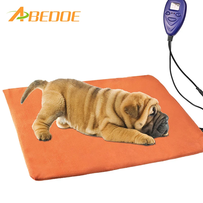 ABEDOE pet electric blanket waterproof anti bite heating pad thermostat