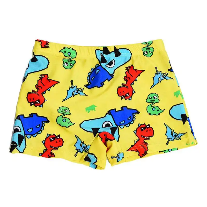 1 шт.; быстросохнущие пляжные шорты для маленьких мальчиков; плавки для маленьких детей; летний купальный костюм с рисунком для малышей - Цвет: B
