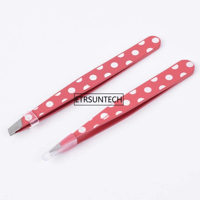 Ferramentas de Maquiagem Professional Mulheres Beleza Sobrancelha Pinça Depilação Aço Inoxidável F3231 100sets 4 Pinça de sobrancelha