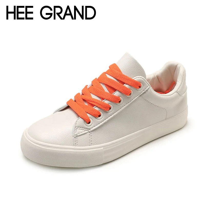 

HEE GRAND 2018 New Autumn Women Flats College Style Lace-up Women Causal Fashion Oxford Canvas Mujer Shoes XWD6948