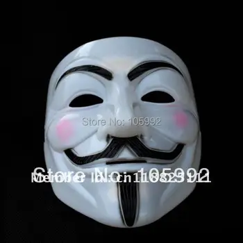 

V Mask Vendetta party mask Halloween Mask 10pcs /lot Free shipping