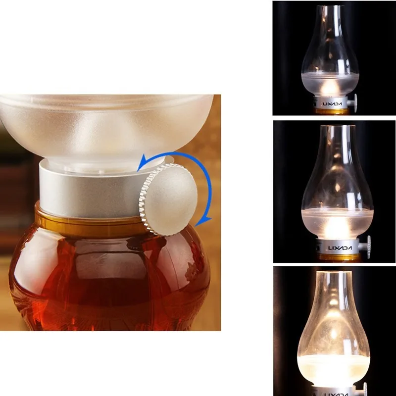 Birdcage Shape Night Light Portable Touch Control 3D LED Lamp with Touch Dimmer Bedroom Night Lights -09