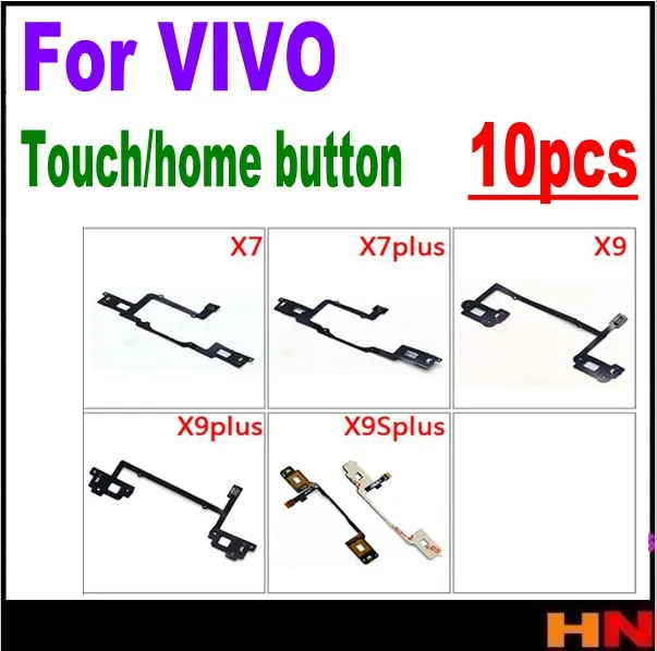 10 шт. оптовая продажа сенсорных кнопок VIVO X7 X7plus X9 plus X9Splus гибкий кабель сменная