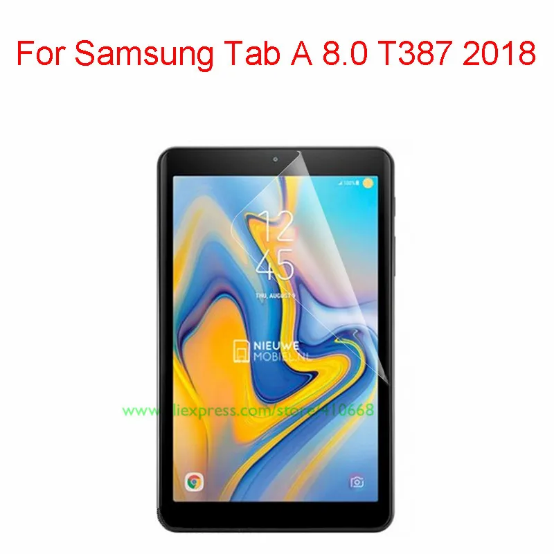 

2pcs/lot High Clear Screen protector Protection Guard Film For Samsung Galaxy Tab A 8-inch 8.0 inch T387 T387V 2018 Tablet