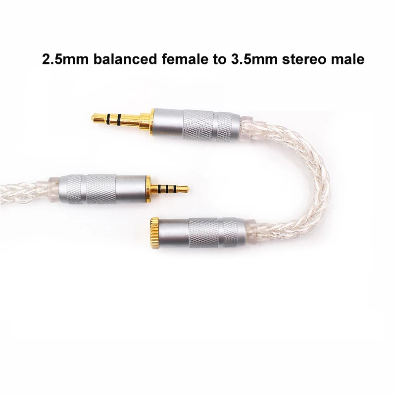Кабель из стерлингового серебра 5N Hi Fi стерео аудио сбалансированный кабель Мама
