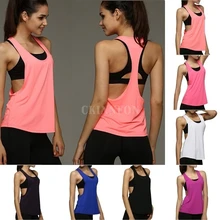 100 шт./лот, Женский спортивный жилет, профессиональная быстросохнущая майка для фитнеса, одежда для активных тренировок, йоги, футболка, майка для бега, спортзала