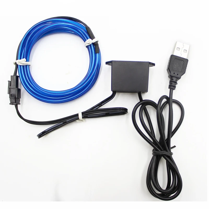 DC5V USB адаптер питания драйвер контроллер инвертор для 1-5 м электролюминесцентный провод el светильник, DC В AC