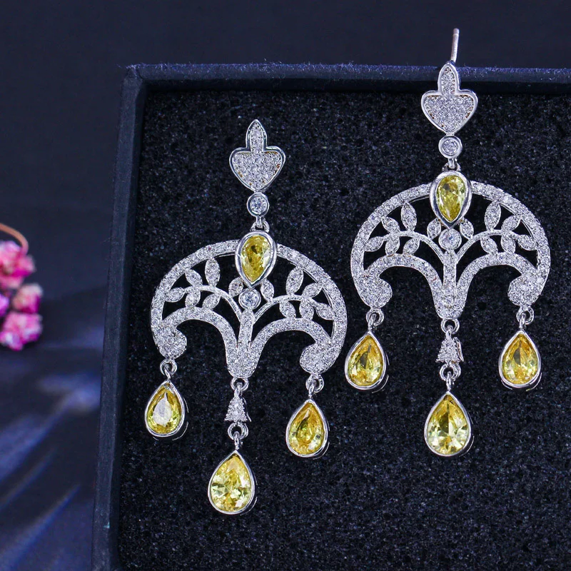 Vintage dangle earrings2