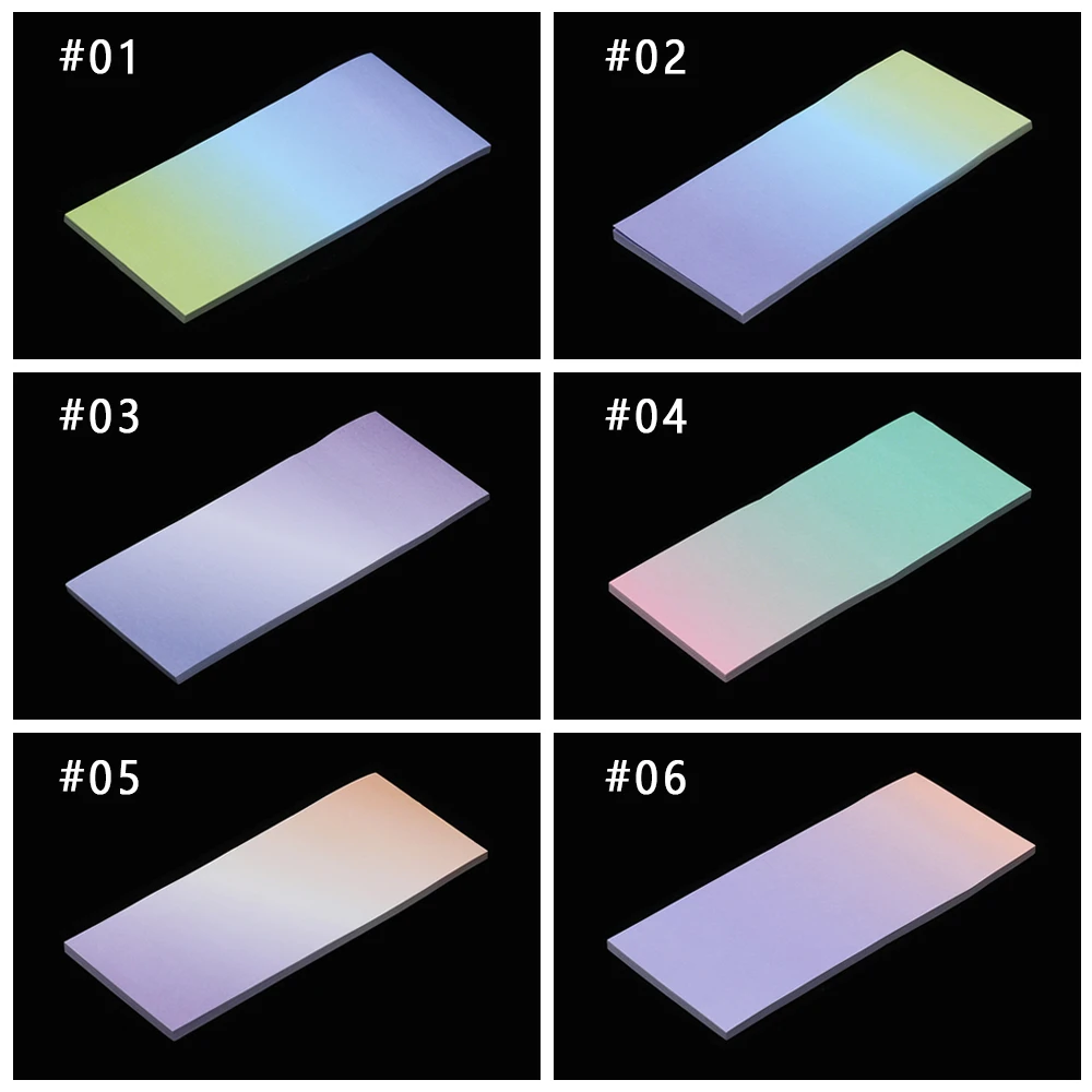 1 шт. новые мини радужные красочные N Times Липкие заметки канцелярские заметки закладки бумажные наклейки блокнот школьные канцелярские принадлежности