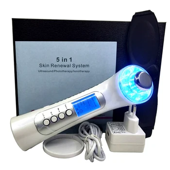 

5 In 1 Ultrasonic Galvanic Ionic Photon Rejuvenation Facial Makeup Cleansing Skin Firming Face Tightening Beauty Instrument
