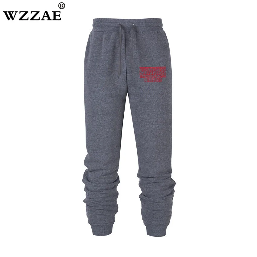 Stranger Things Joggers Brand Male Tracksuit Trousers Men Pants Casual Pants Sweatpants Jogger Black Gray White Navy Blue