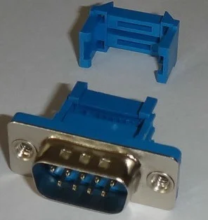 

200pcs/lot free shipping 9 pin D-Sub DB9 Male wire pressing type Connector